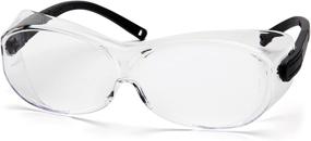 img 4 attached to 🔥 Enhanced Eye Protection: Pyramex Safety Eyewear with Black Temples