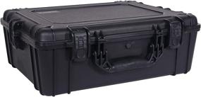 img 2 attached to 🧳 Durable and Waterproof 25" XL Protective Hard Case with Foam – TSA Approved, IP67 Rated Watertight Dust-Proof and Shock-Proof Portable Trunk Carrier