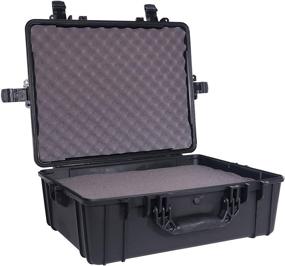 img 4 attached to 🧳 Durable and Waterproof 25" XL Protective Hard Case with Foam – TSA Approved, IP67 Rated Watertight Dust-Proof and Shock-Proof Portable Trunk Carrier