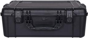 img 1 attached to 🧳 Durable and Waterproof 25" XL Protective Hard Case with Foam – TSA Approved, IP67 Rated Watertight Dust-Proof and Shock-Proof Portable Trunk Carrier