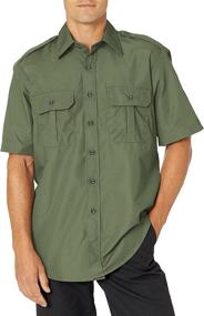 img 4 attached to 👕 Tactical Dress Shirts: Propper Short Sleeve Men's Clothing