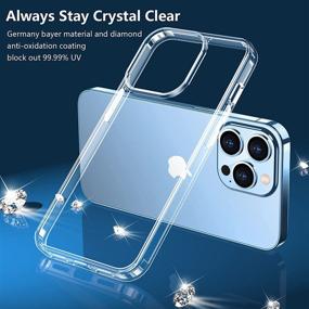 img 2 attached to 📱 Red2Fire iPhone 13 Pro Max Crystal Clear Case - Ultra Slim Anti-Yellowing Protection