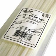 malco ty34 36 in. nylon ties for flex duct installations, 25-pack, multi-color, 25 pack: secure & durable fastening solution logo