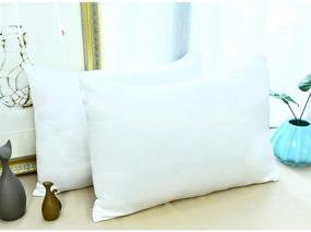 img 2 attached to 🌙 Jocoku 100% Mulberry Silk Pillowcases Set of 2 - King Size, White: Super Soft, Breathable, Hair & Skin Benefits