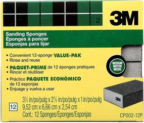 img 4 attached to 3M Sanding Sponge Medium 12 Pack