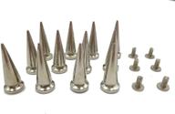 🔩 innetoc metal spike studs and spikes: enhance your leathercraft with 40 pcs of punk style bullet rivets (25mm, silvery) logo