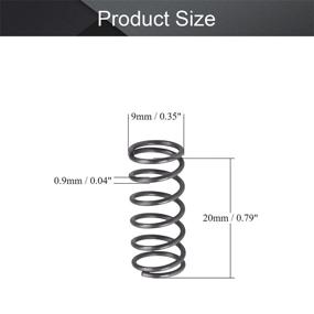 img 3 attached to MroMax Compression Spring Connectors Gray Black Power Transmission Products