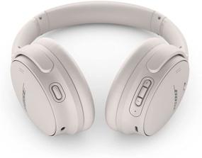 img 3 attached to 🎧 Беспроводные наушники Bose QuietComfort 45 с функцией подавления шума - белый дым, включен Bluetooth.