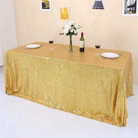 img 1 attached to 🎄 Enhance Your Christmas Decor with GFCC Seamless Tablecloth