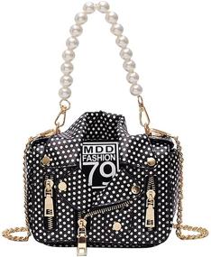 img 4 attached to JNKET Leather Motorcycle Shoulder Crossbody Women's Handbags & Wallets and Satchels