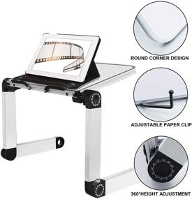 img 2 attached to Multifunctional Adjustable Ergonomic Bookstands Textbook