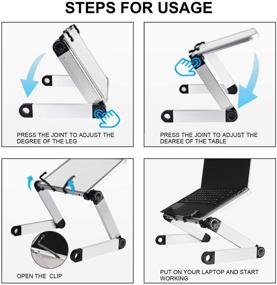 img 1 attached to Multifunctional Adjustable Ergonomic Bookstands Textbook