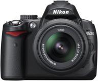 high-performance nikon d5000 12.3 mp dx digital slr camera with 18-55mm f/3.5-5.6g vr lens and versatile 2.7-inch vari-angle lcd logo