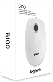 img 2 attached to 🖱️ White Logitech B100 Optical Mouse