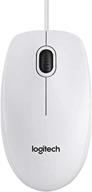 🖱️ white logitech b100 optical mouse logo