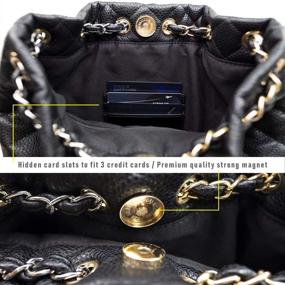 img 1 attached to Универсальные стеганые рюкзаки на плечо и через плечо: женские сумки и кошельки для стильных сумок хобо