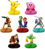 brothers honeycomb centerpieces decoration decorations super_smash_bros logo