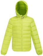 stay warm and stylish with m2c ultralight packable bubble jacket for boys logo