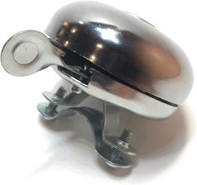 img 3 attached to 🚲 Rompak Bicycle Bell - Stunning Chrome/Silver Metal Bell, Classic Sound Ideal for Mountain & Street Bikes, Scooters, Cruisers, E-Bikes, Mopeds