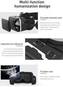 img 3 attached to Наушники с регулировкой для смартфонов с поддержкой VR.