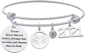 img 4 attached to 🎓 Symbolic Graduation Bracelet: Empowering College Girls with Inspirational Jewelry