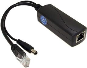 img 4 attached to 💡 Gigabit PoE Splitter with 12V 2A Output | IEEE 802.3af/at Compliant | Power Over Ethernet Splitter Adapter for CCTV Surveillance Cameras | 10,100,1000Mbps | 5.5x2.1mm DC Plug Cable (PS5712TG)