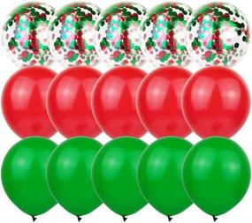 img 3 attached to Christmas Decoration ChristmasParty SuppliesSet CurtainsBalloons