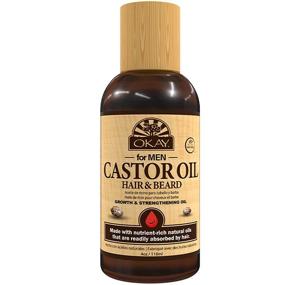 img 3 attached to 💇 OKAY Men's Castor Oil Hair and Beard Growth Oil | All Hair Types & Textures | Stimulates Hair Growth | Silicone & Paraben-Free | 4 oz, Brown