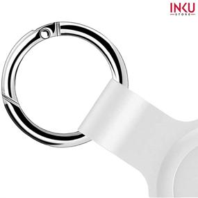 img 1 attached to Inku Airtag Silicone Keychain Anti Scratch GPS, Finders & Accessories