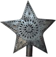 🌟 9.5-inch bcd large star tree topper - ideal for country christmas tree logo