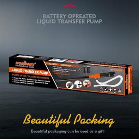 img 3 attached to 💦 HORUSDY Portable Power Battery Pump: Efficient Water & Fuel Transfer at 2.2GPM