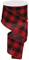 🧢 wired red fabric lumberjack buffalo plaid ribbon – perfect for lumberjack party supplies logo