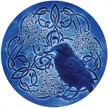 raven knot celtic circular sticker logo