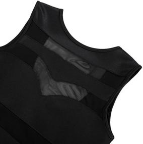 img 1 attached to Zeagoo Womens Sheer Skater Sleeveless