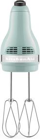 img 1 attached to 🔵 Efficient KitchenAid KHM512IC 5-Speed Ultra Power Hand Mixer in Refreshing Ice Blue