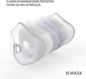 img 2 attached to Enhanced XMask Pro 2.0: Replaceable, Breathable Occupational Health & Safety Products