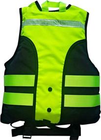 img 2 attached to 🚤 Stay Safe on Water with Aquatic Essential High Visibility ORANGE Life Jacket - Premium Quality Reflective Vest for Adults (Chest Size 40-44in)