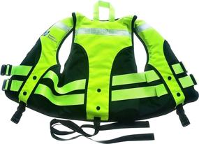 img 1 attached to 🚤 Stay Safe on Water with Aquatic Essential High Visibility ORANGE Life Jacket - Premium Quality Reflective Vest for Adults (Chest Size 40-44in)
