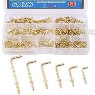 🔧 120-piece plated hanging assortment: industrial hardware by glarks logo