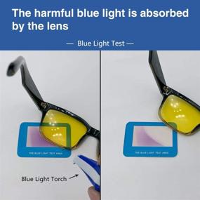 img 1 attached to Enhance Sleep & Eye Comfort 😴 with LCEC Blue Light Blocking Computer Glasses