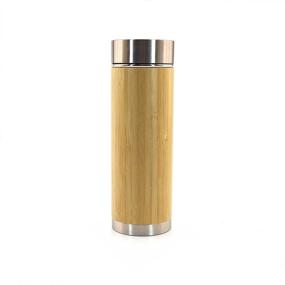 img 3 attached to Bamboo Insulated Thermos Removable Infuser Kitchen & Dining