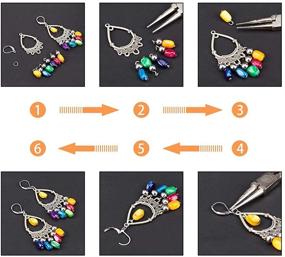 img 1 attached to 💍 NBEADS 100 Pcs Lever Back Earrings: Stainless Steel Hoops for Earring Making