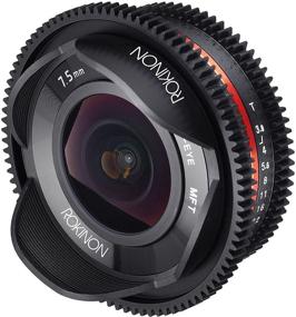 img 3 attached to 📷 Rokinon CV75MFT-B Olympus/Panasonic 7.5mm T3.8 Cine Fisheye Lens for Micro 4/3 Cameras in Black