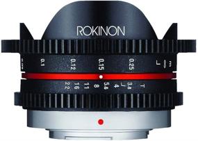 img 1 attached to 📷 Rokinon CV75MFT-B Olympus/Panasonic 7.5mm T3.8 Cine Fisheye Lens for Micro 4/3 Cameras in Black