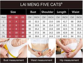 img 3 attached to 👗 LAI MENG FIVE CATS Коктейльная женская одежда: элегантность и стиль в сочетании