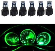 wljh 6pcs t5 73 74 instrument cluster dash shifter indicator 3-3030smd 1 logo