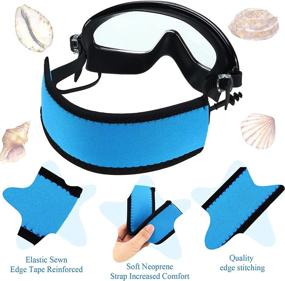 img 3 attached to Swimming Neoprene Adjustable Protector Snorkel