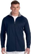 champion double colorblock full jacket men's clothing and shirts logo