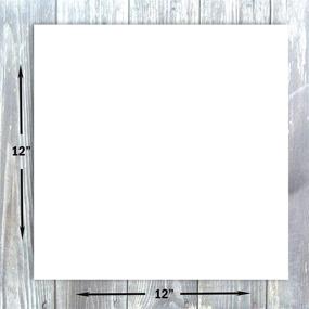 img 2 attached to 📄 Hamilco White Cardstock Scrapbook Paper 12x12 Heavy Weight 120 lb Cover Card Stock – 25 Pack: Perfect for Scrapbooking and Crafting Projects!