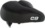 🚲 cloud-9 cruiser select saddle: comfortable 10.5" x 10.75" black lycra top logo